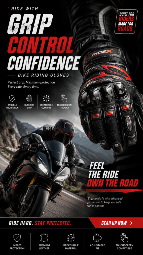 Bike riding gloves product category image