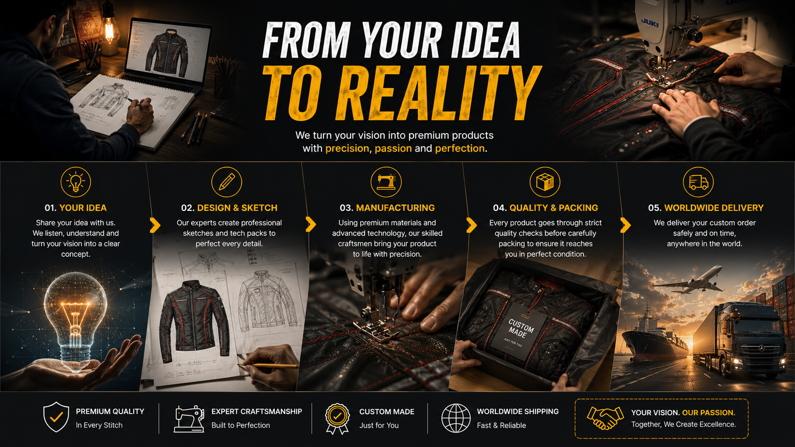Custom Order Bottom Banner Image