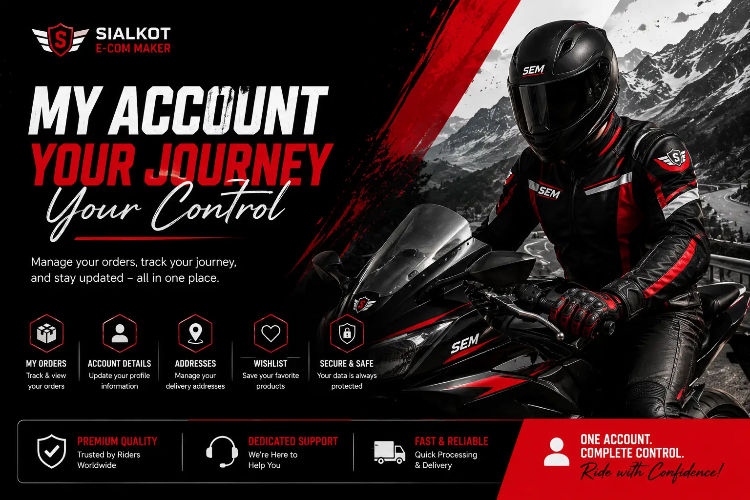 My Account page banner image