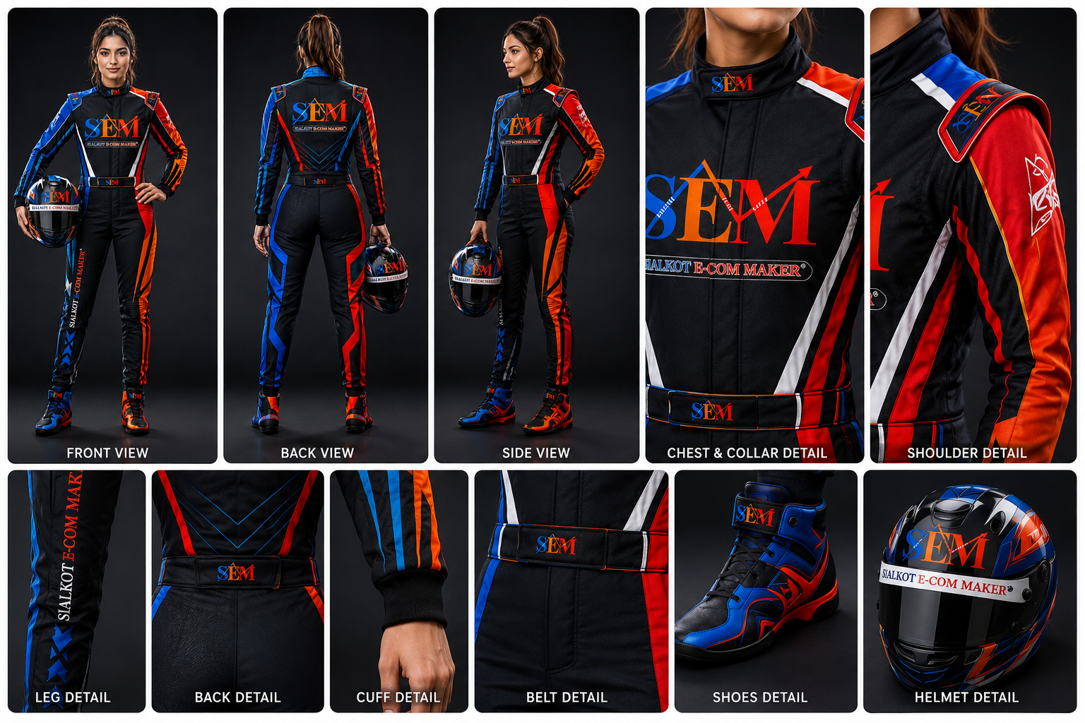 SEM Velocity Femme Women Racing Suit SEM Velocity Femme Women Racing Suit