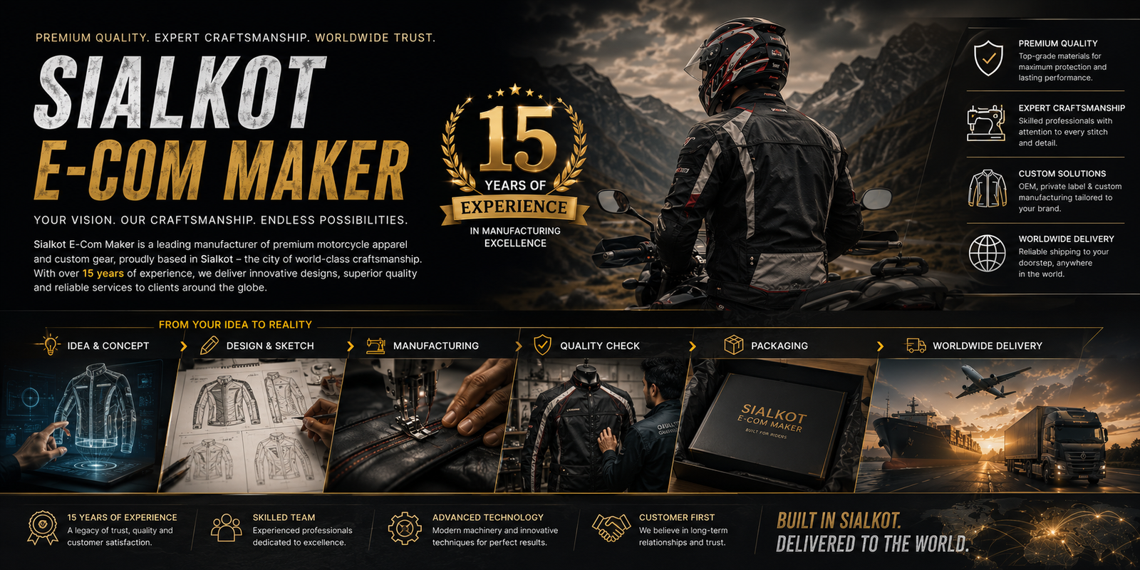 About About Sialkot E-Com Maker backed with 15 years of experience